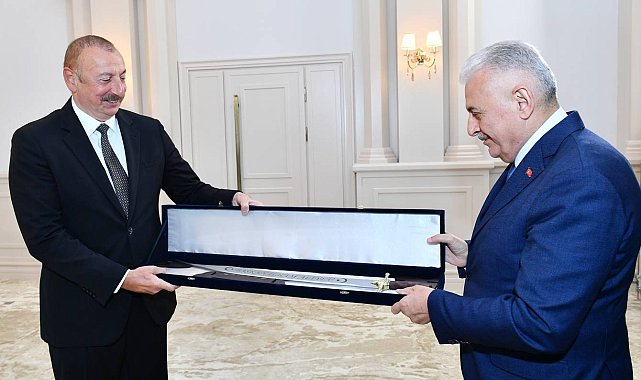 Aliyev, AK Parti Genel Başkanvekili Yıldırım&#039;ı kabul etti