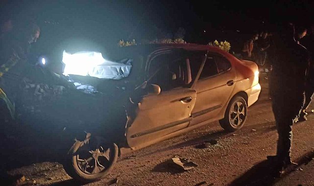 Alkollü sürücü önündeki araca çarptı: 4 yaralı