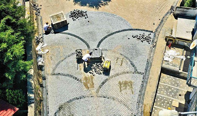 Altınordu&#039;da tarihi sokaklar yenileniyor