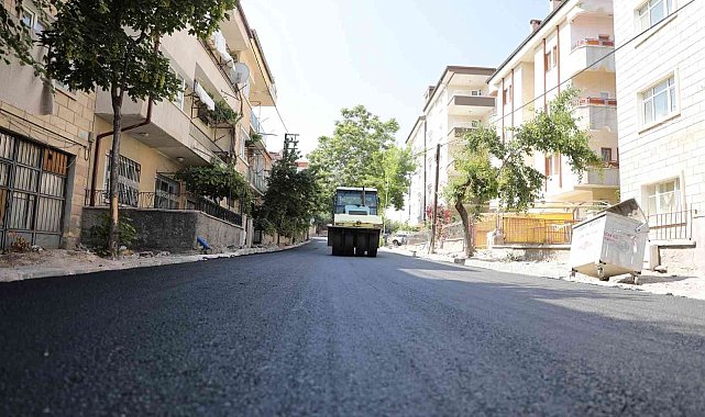 Altyapı çalışması tamamlanan sokaklar sıcak asfalt konforu ile buluştu
