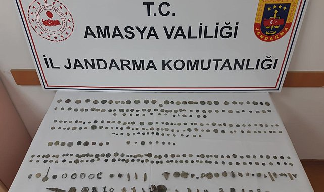 Amasya'da operasyonda 347 tarihi eser ele geçirildi
