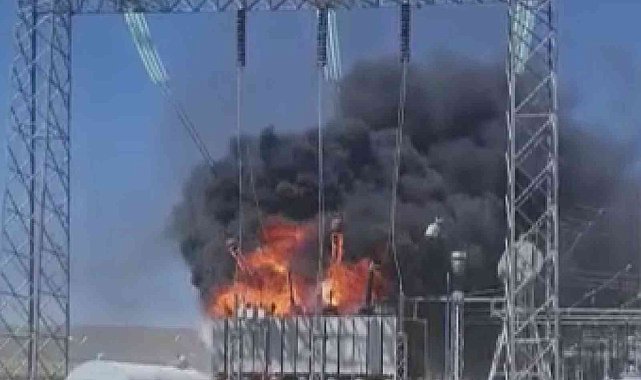 Ana trafo hattında korkutan yangın