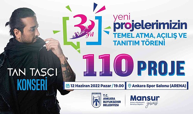 Ankara'da 110 proje açıklanacak