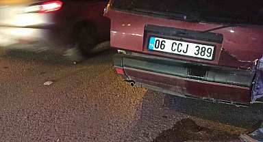 Ankara'da 5 araçlı zincirleme trafik kazası