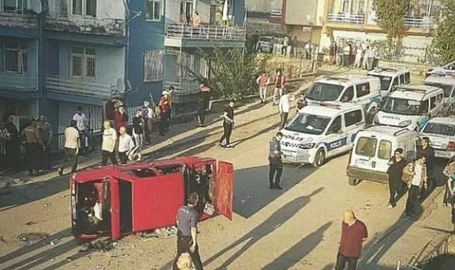 Ankara'da drift yapan aracın sürücüsüne mahallelilerden tepki: Aracı devirdiler