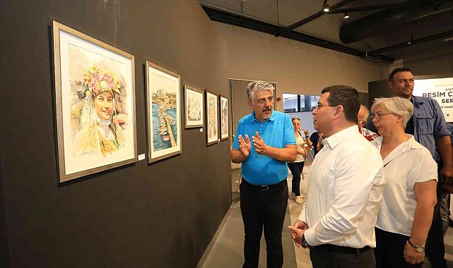Antalya Resim Çalıştayı Sergisi kapıları açtı