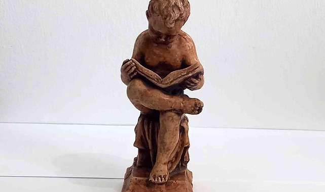 Ardahan&#039;da melek figürlü heykel ele geçirildi