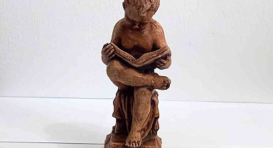 Ardahan'da melek figürlü heykel ele geçirildi