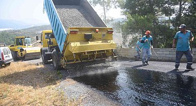 Asfalt çalışmaları Keşefli ve Uğrak Mahallesi'nde sürüyor