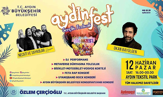 Aydın Büyükşehir Belediyesi gençleri Aydınfest'te buluşturuyor