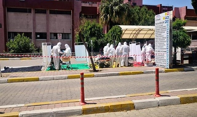 Aydın Devlet Hastanesi'nde KBRN tatbikatı gerçekleştirildi