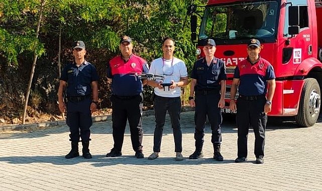Aydın&#039;da ormanlar yangına karşı termal drone ile kontrol ediliyor