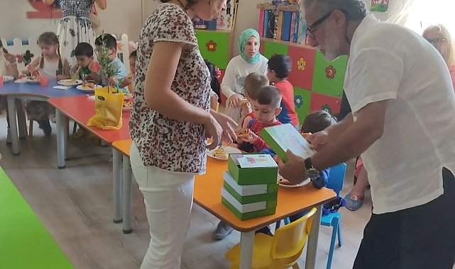 Ayvalık'ta atıksız doğum günü partisi