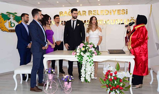 Bağlar Belediyesinde son 5.5 ayda 460 nikah işlemi gerçekleştirildi