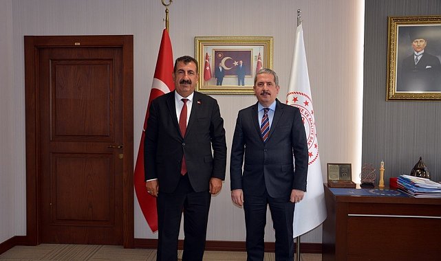 Bakan Yardımcısı Gürcan, TÜDKİYEB Başkanı Çelik'i kabul etti