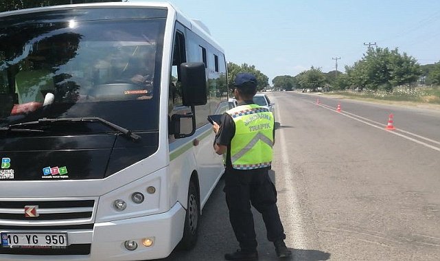 Balıkesir&#039;de polis ve jandarmadan &#039;Huzur&#039; operasyonu