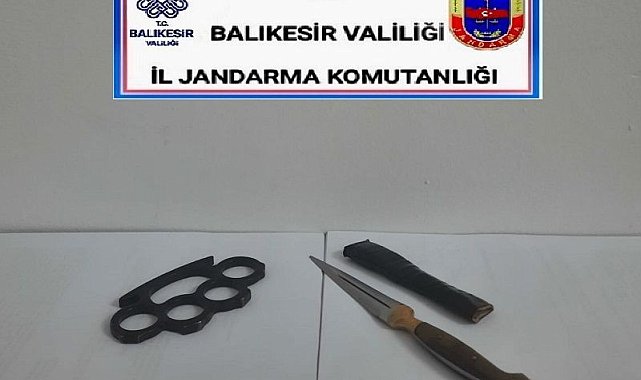 Balıkesir'de polis ve jandarmadan 75 şahsa gözaltı