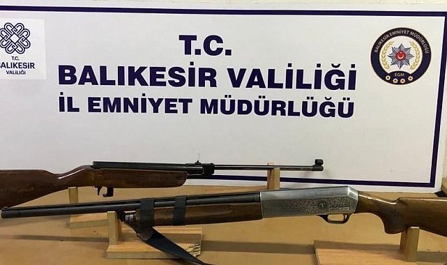 Balıkesir'de polisten 164 şahsa huzur operasyonu