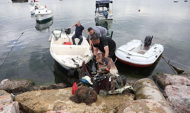 Balyanoz Koyu&#039;nda deniz temizliği