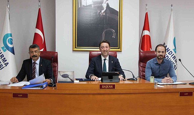 Bandırma haziran ayı meclis toplantısını gerçekleştirdi