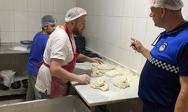 Başiskele&#039;de fırınlar denetlendi