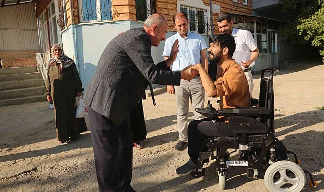 Başkan Akman engelli vatandaşın talebine duyarsız kalmadı