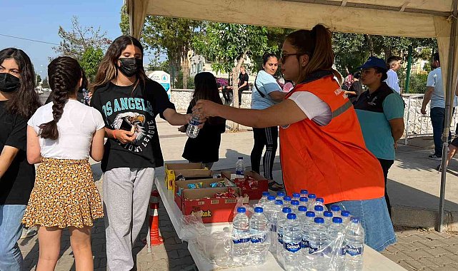 Başkan Atabay, Didim'de sınava giren öğrencileri unutmadı
