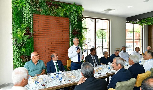 Başkan Çınar, Gündüzbey sosyal tesislerinde mahalle sakinlerini ağırladı
