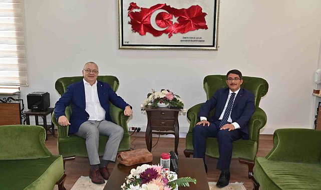 Başkan Ergün, Başkan Çelik ve Başkan Çerçi'yle buluştu