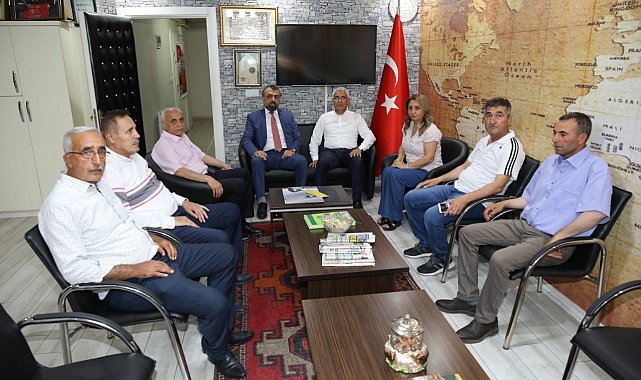 Başkan Güder'den Akın'a ''hayırlı olsun'' ziyareti