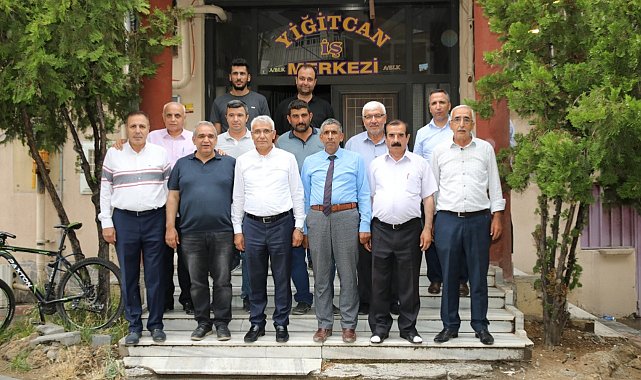 Başkan Güder&#039;den Taneli&#039;ye hayırlı olsun ziyareti