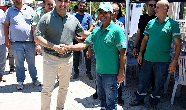 Başkan Günel personelini yalnız bırakmıyor