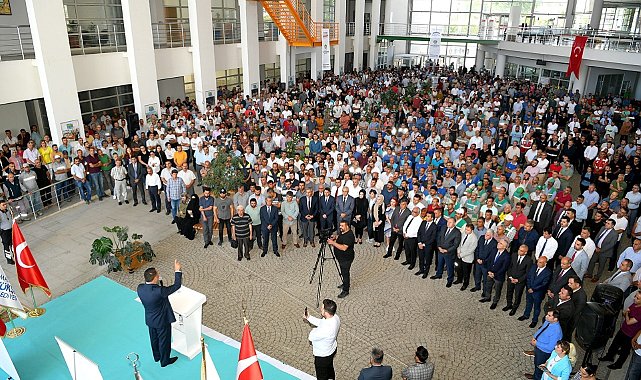 Başkan Gürkan belediye personelleri ile bir araya geldi