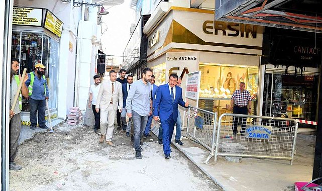 Başkan Gürkan'dan Kuyumcular Çarşısında inceleme