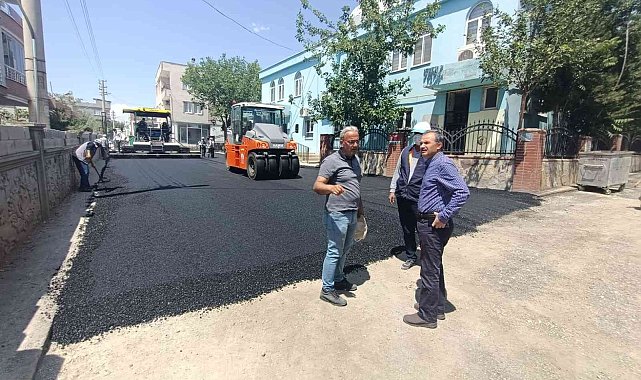 Başkan Kılınç, asfalt çalışmalarını inceledi