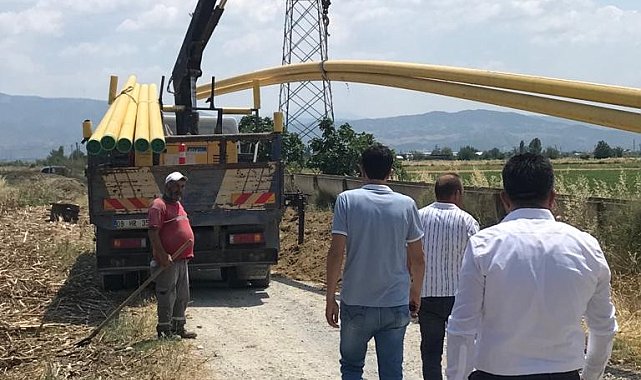Başkan Öndeş, doğalgaz çalışmalarının başladığını duyurdu
