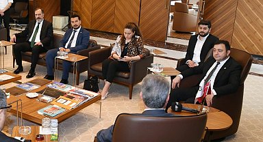 Başkan Palancıoğlu, Başkan Yalçın'ı ziyaret etti