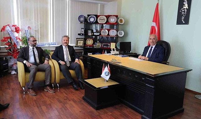 Başkan Palancıoğlu'ndan KESOB Başkanı Odakır'a hayırlı olsun ziyareti