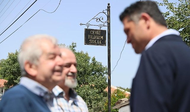 Başkan Serkan Acar'dan Güzelhisarlı araştırmacı yazar Cevat Yıldırım'a vefa