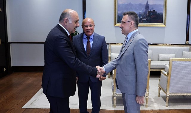 Başkan Zelyurt'dan, Cumhurbaşkanı Yardımcısı Oktay'a ziyaret