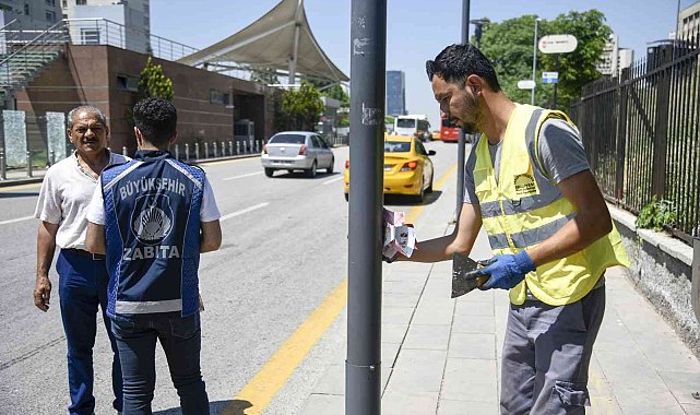 Başkent&#039;te izinsiz asılan afişlere geçit yok