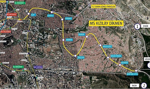 Başkentlilere 4 metro hattı müjdesi