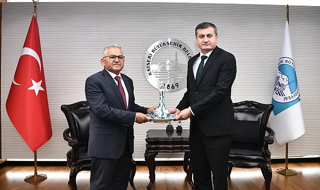 Başsavcı Akın&#039;dan Başkan Büyükkılıç&#039;a veda ziyareti