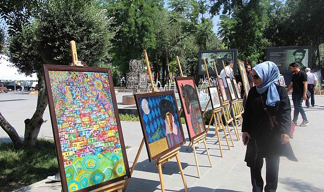 Batman'da öğretmenlerden sanat günlüğü etkinliği