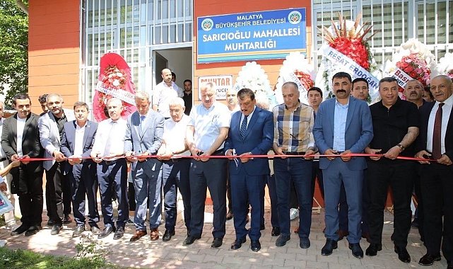 Battalgazi&#039;de muhtar evi hizmete girdi