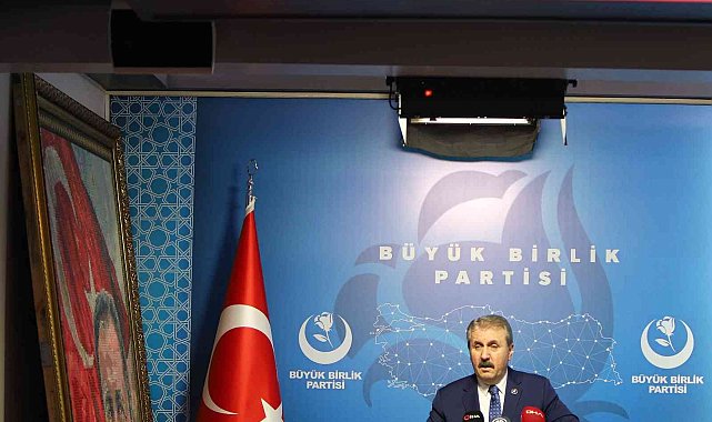 BBP Lideri Destici: &quot;Kırmızı çizgimiz terör ve şiddettir&quot;