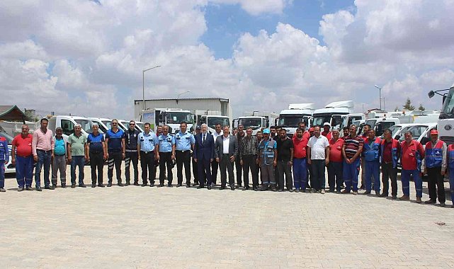 Belediye araç filosuna 25 araç daha katıldı