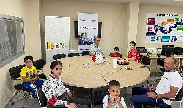 Belediyede personelinin çocukları yarıştı