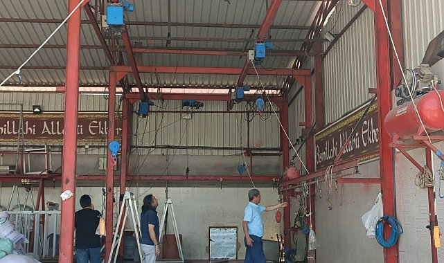 Bergama&#039;da kurban kesim yerlerine denetim