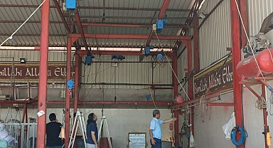 Bergama'da kurban kesim yerlerine denetim